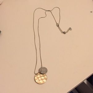 Long gold/silver necklace from Zara